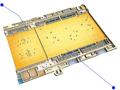 Main and Sub-arenas (3rd Floor)